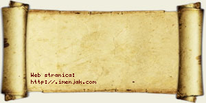 Emilija Bursać vizit kartica